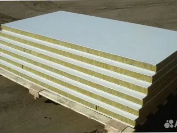 Сэндвич-панели стеновые из минеральной ваты от 200 м2